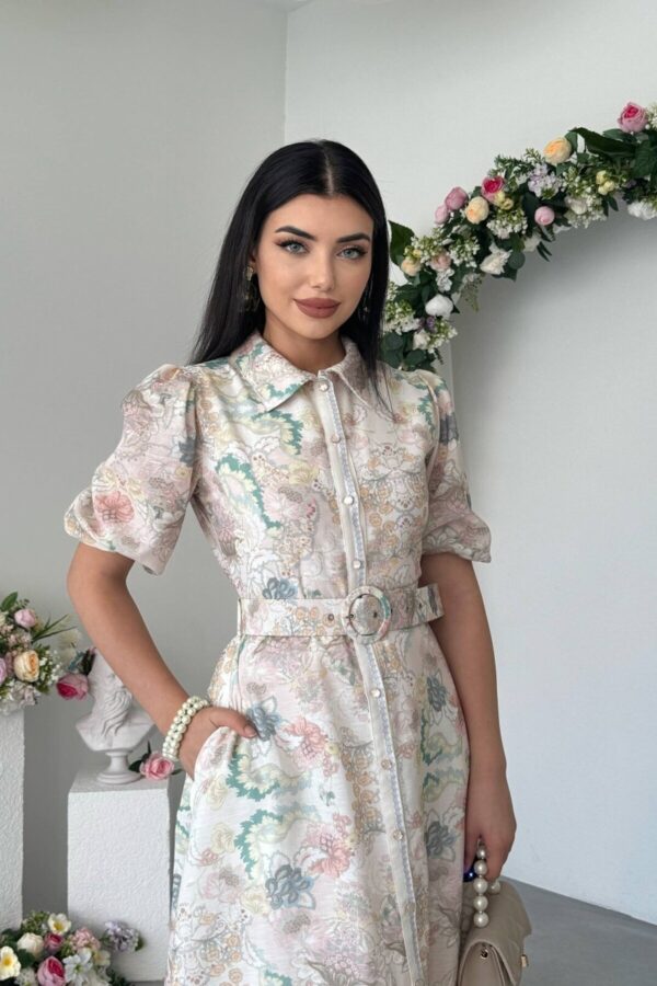 Jugen Keten Midi Dress with Pockets