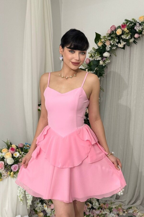 Panl Atlas Chiffon Strappy Mini Dress