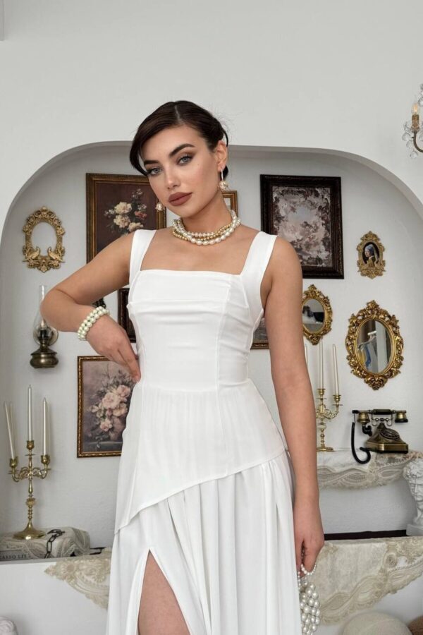 Luen Chiffon Slit Detail Dress
