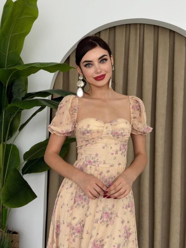Floral Print Midi Dress