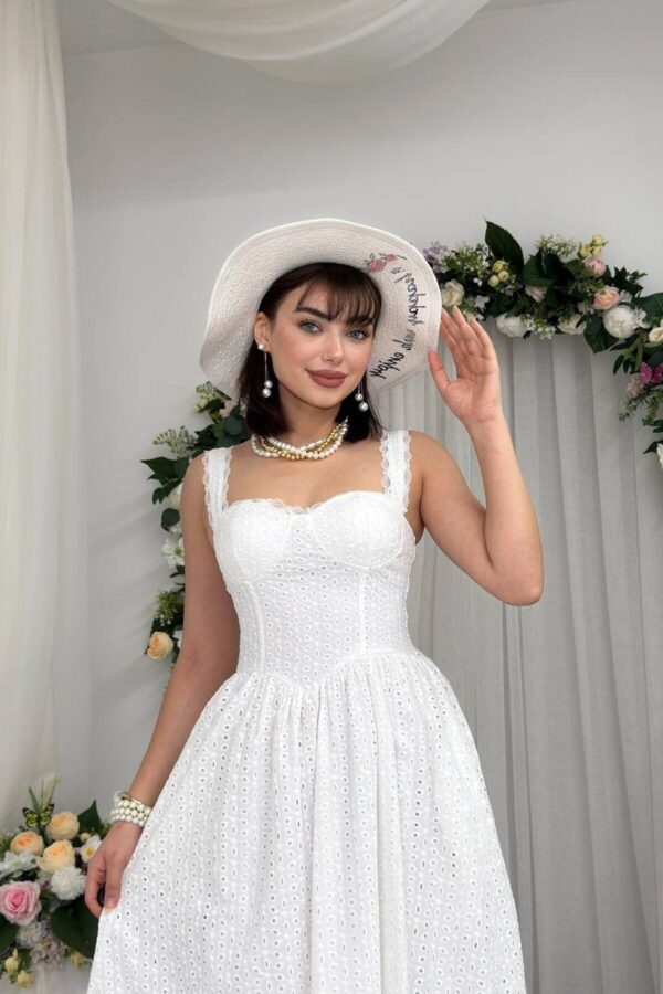 Lemel Fisto Lace Midi Dress
