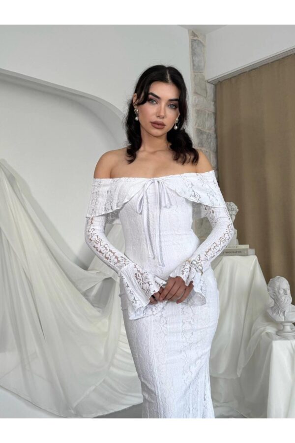 Maya Strapless Fitted Evening Dress