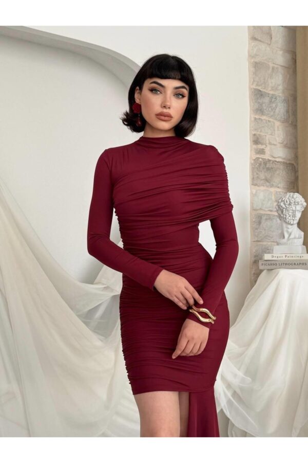 Burte Scuba Fabric Mini Dress