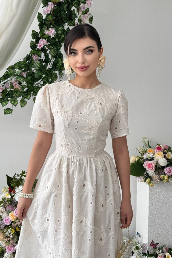Hans Poplin Midi Dress