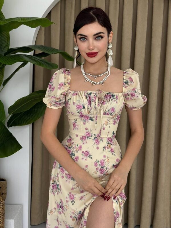 Zeze Poplin Balloon Sleeve Dress