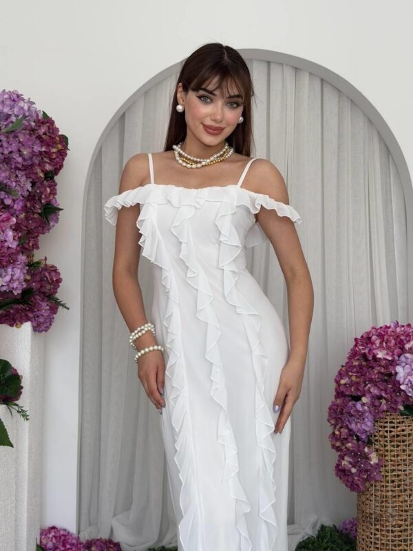 Enos Chiffon Rope Strap Dress